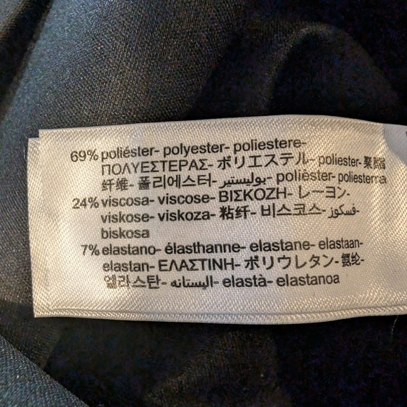 ZARA Women’s Black Shift Dress Short Sleeve Size M NWOT - Picture 4 of 5